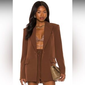 Brand new M blazer and M shorts Morena Blazer and shorts in Dark Chocolate